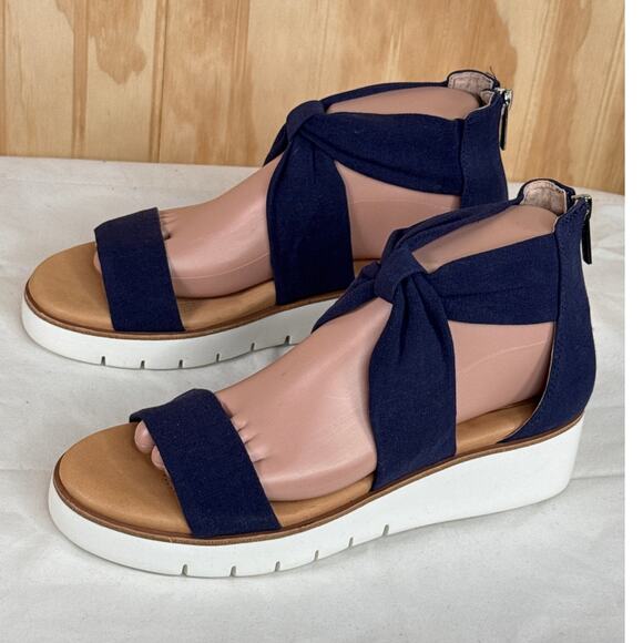 Corso Como CC-Brianka Sandals Size 7.5/38 Women Blue - Picture 2 of 7